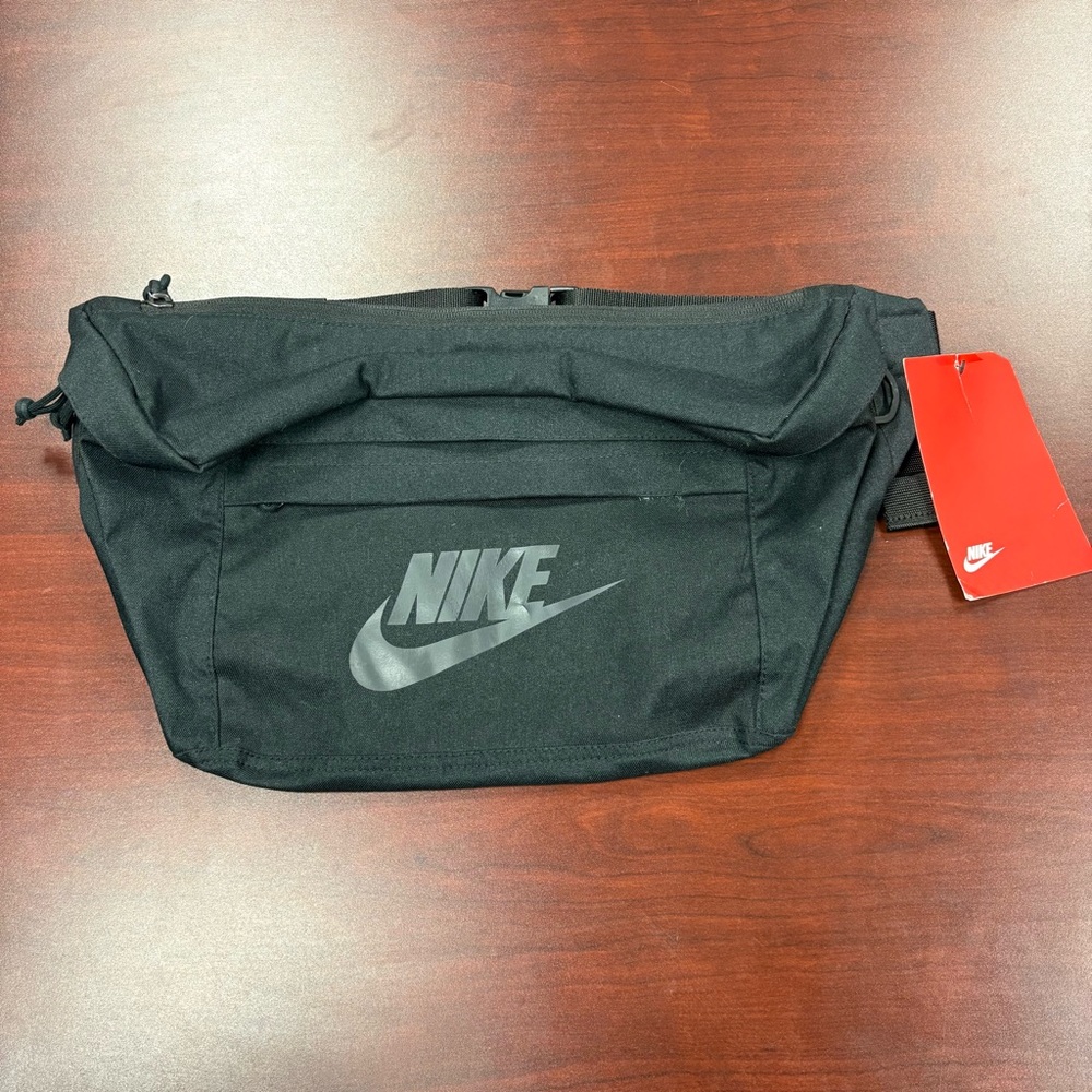 Nike Black Belt Bag with Silver Logo